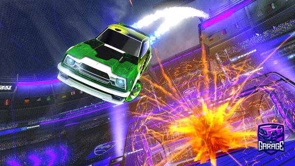 A Rocket League car design from IkOn_UcHiwA