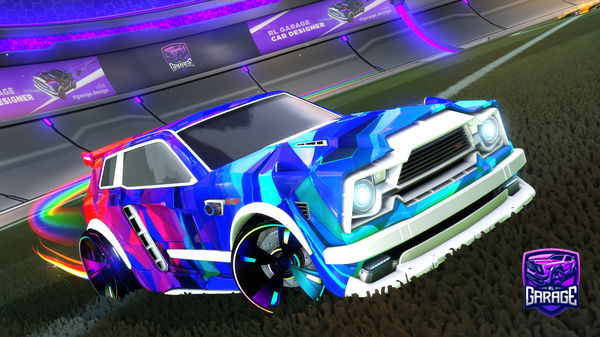 A Rocket League car design from finbr