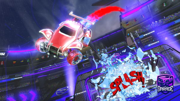 A Rocket League car design from Jakkalops