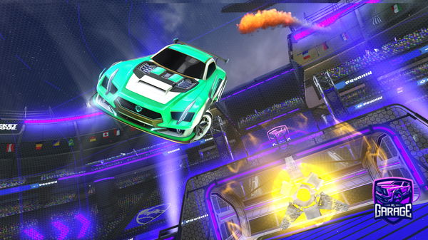 A Rocket League car design from EXALTERGG