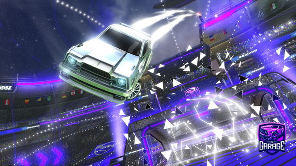 A Rocket League car design from Boxcometomyhand