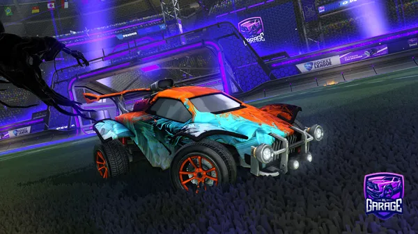 A Rocket League car design from Flerp720