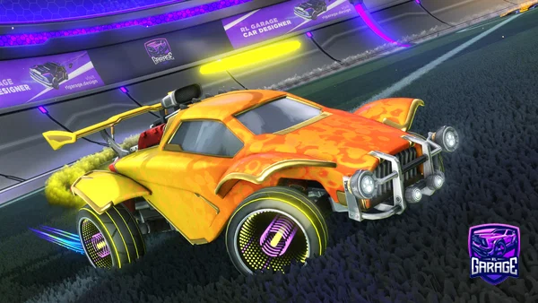 A Rocket League car design from flakie1110