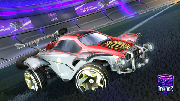 A Rocket League car design from Jarekmn