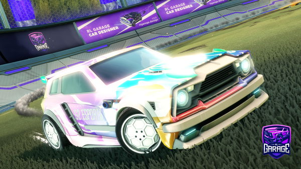 A Rocket League car design from WoKy_
