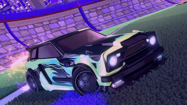 A Rocket League car design from Cat_232477