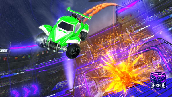 A Rocket League car design from Vpolox99