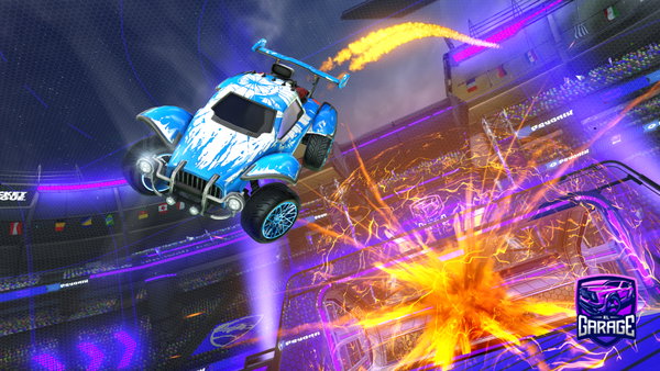 A Rocket League car design from she_luh