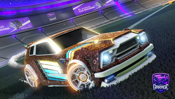 A Rocket League car design from Polka