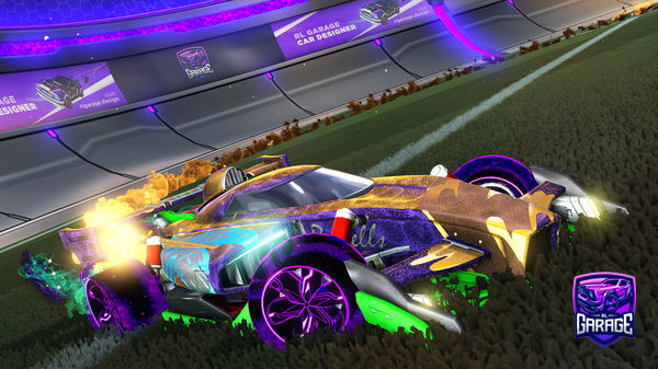 A Rocket League car design from pixl_