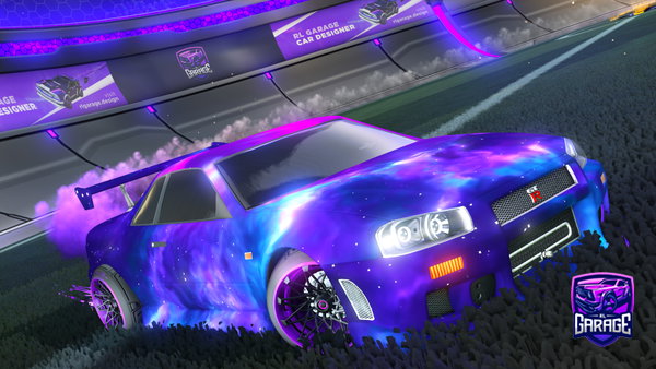 A Rocket League car design from Crouton_art