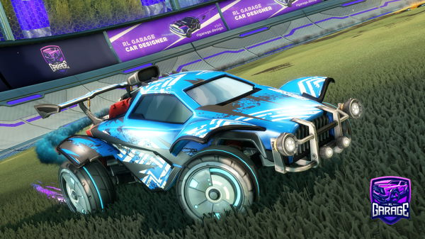 A Rocket League car design from Jordanbutnor
