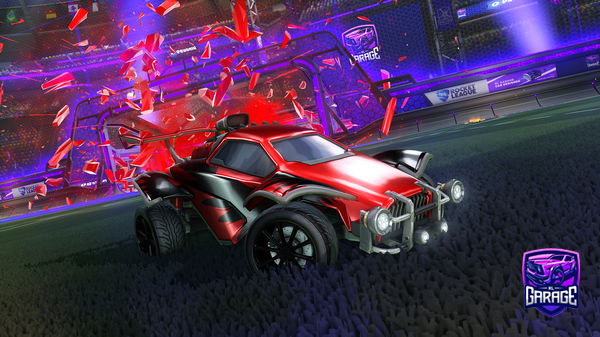 A Rocket League car design from jackedpotato