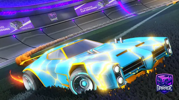 A Rocket League car design from McBigTony