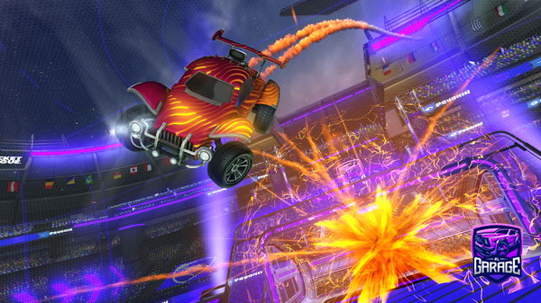 A Rocket League car design from Savyma