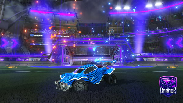 A Rocket League car design from xiw
