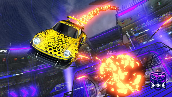 A Rocket League car design from Taggbulle