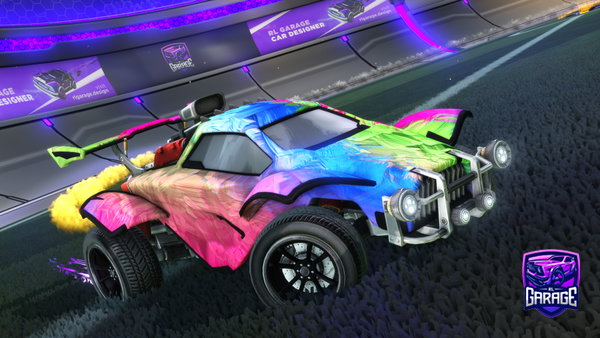 A Rocket League car design from Poulpium