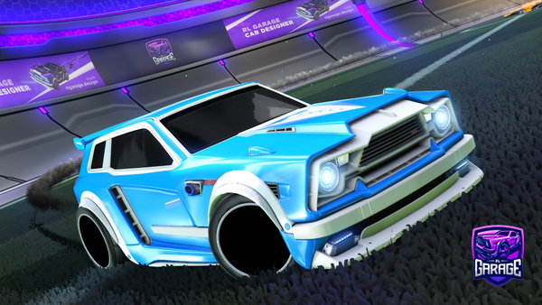 A Rocket League car design from RicckiPs4
