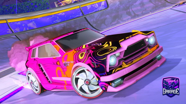 A Rocket League car design from IKOMG