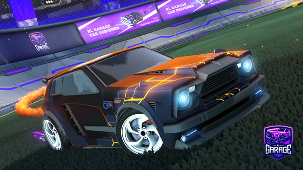 A Rocket League car design from butters12