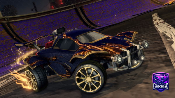 A Rocket League car design from GoldrakeOnRL