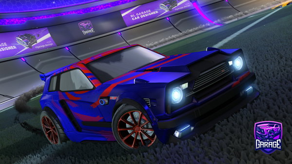 A Rocket League car design from MR27I-
