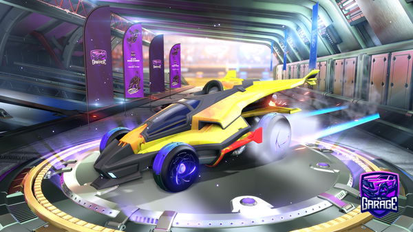 A Rocket League car design from DragonsoPL