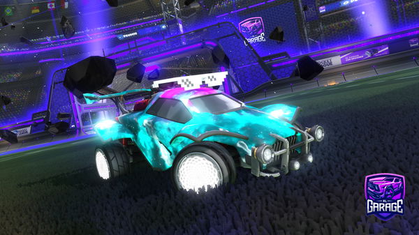 A Rocket League car design from KronoOceYT