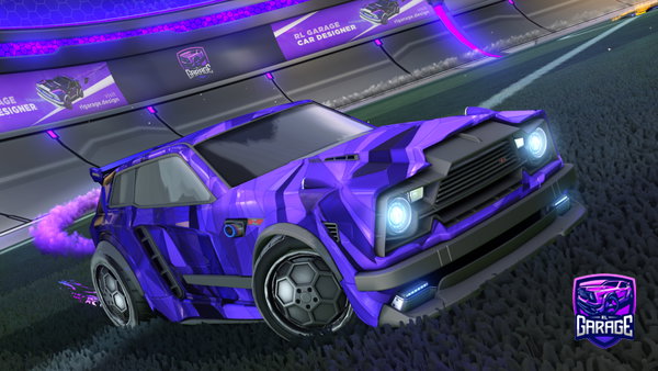 A Rocket League car design from King_Fede