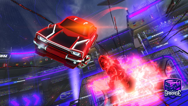 A Rocket League car design from Carbonator