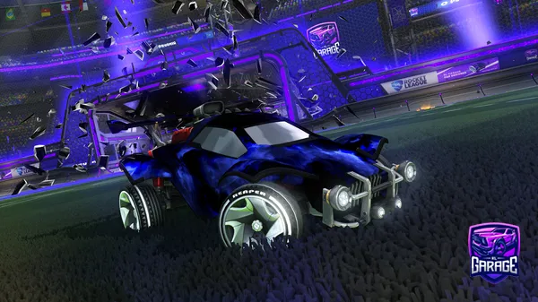 A Rocket League car design from azzyro