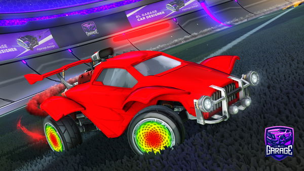 A Rocket League car design from RoadToBlackStandard