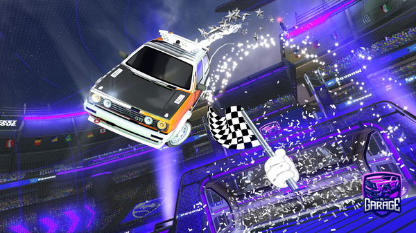 A Rocket League car design from Burtronic