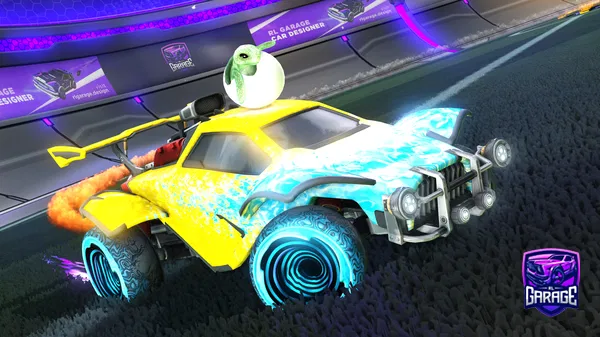 A Rocket League car design from WrathOfPitBoss