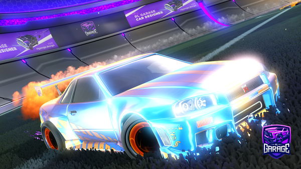 A Rocket League car design from gogosqueez22