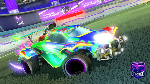 A Rocket League car design from AshyNaruto
