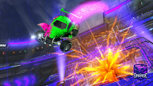 A Rocket League car design from VISION_hoTsam07
