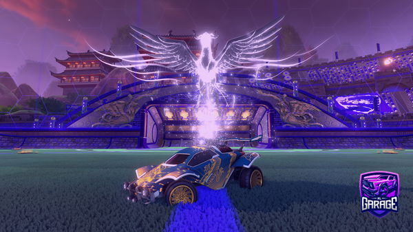 A Rocket League car design from Ishowsplashy