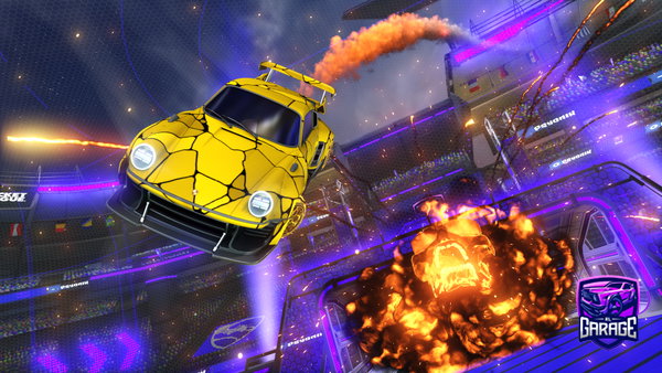 A Rocket League car design from Taggbulle