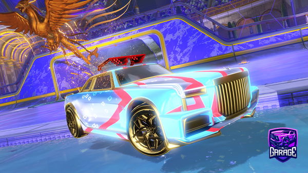 A Rocket League car design from PandaPlayzGamerPro