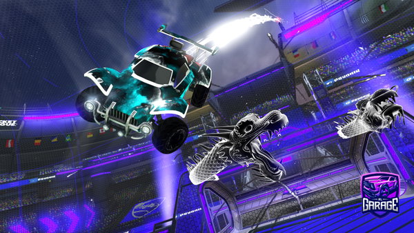 A Rocket League car design from fountain_fever