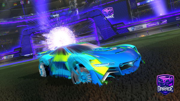 A Rocket League car design from Golden_Haze19