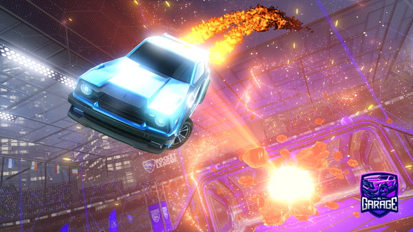 A Rocket League car design from Ahrsu2