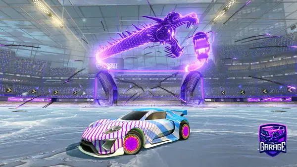 A Rocket League car design from Mypify