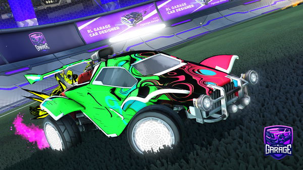 A Rocket League car design from HirAlpha