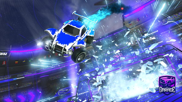 A Rocket League car design from Spooderman1342