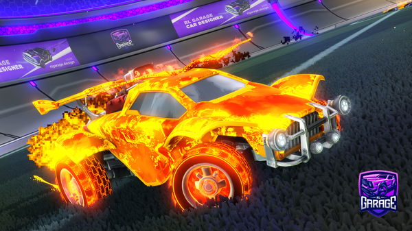 A Rocket League car design from JNAntagonist