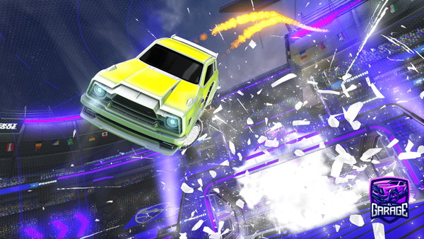 A Rocket League car design from DelayedToadz