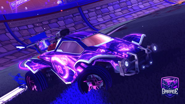 A Rocket League car design from est-oc31